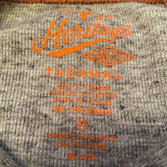 🦅 AEO Heritage Long Sleeve Thermal Shirt - Picture 9 of 10